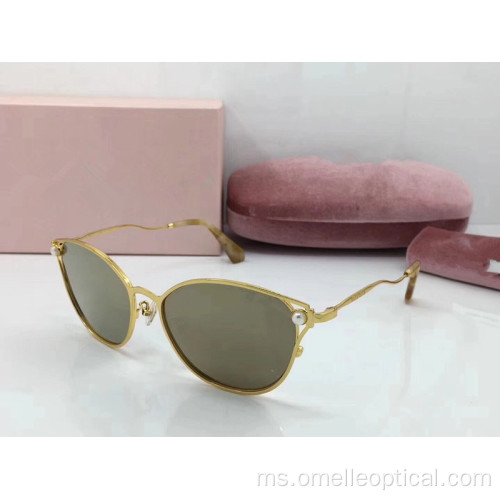 Sunglasses Bulat Penuh Bulat Untuk Wanita